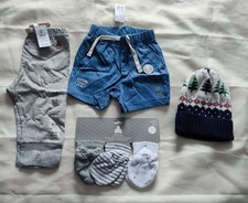 Gap Baby Hat, Mittens, Shorts  Bottoms. Brand New.