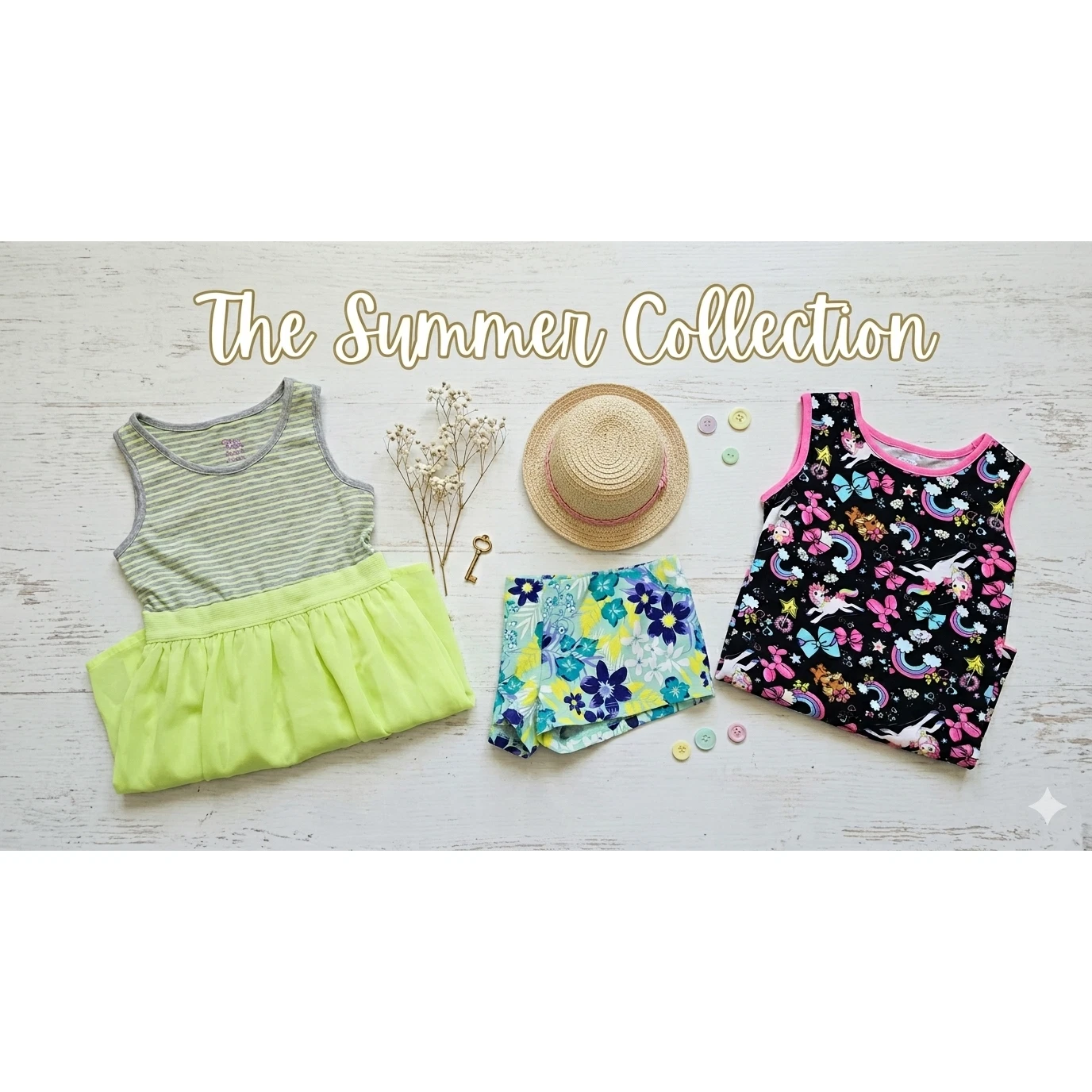 Girls Summer Clothing | JoJo Siwa Dress, Neon Skirt Dress, Floral Shorts-3pc Set
Opens in a new wind