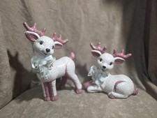 Large Christmas Reindeer Figurines Very cute