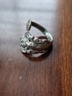 Wallace Grande Baroque Sterling Silver Spoon Ring 8.7g Size 6.5