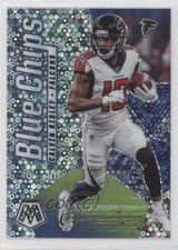 2020 Panini Mosaic Blue Chips No Huddle Silver Prizm Calvin Ridley #BC13 0a4p