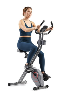 #ad Sunny Health amp; Fitness Smart Folding X Bike Portable Compact Exercise Bike Train $299.99