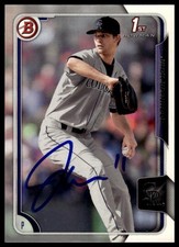 Jack Wynkoop 2015 Bowman Draft #95 Colorado Rockies Auto Autographed Signed Card