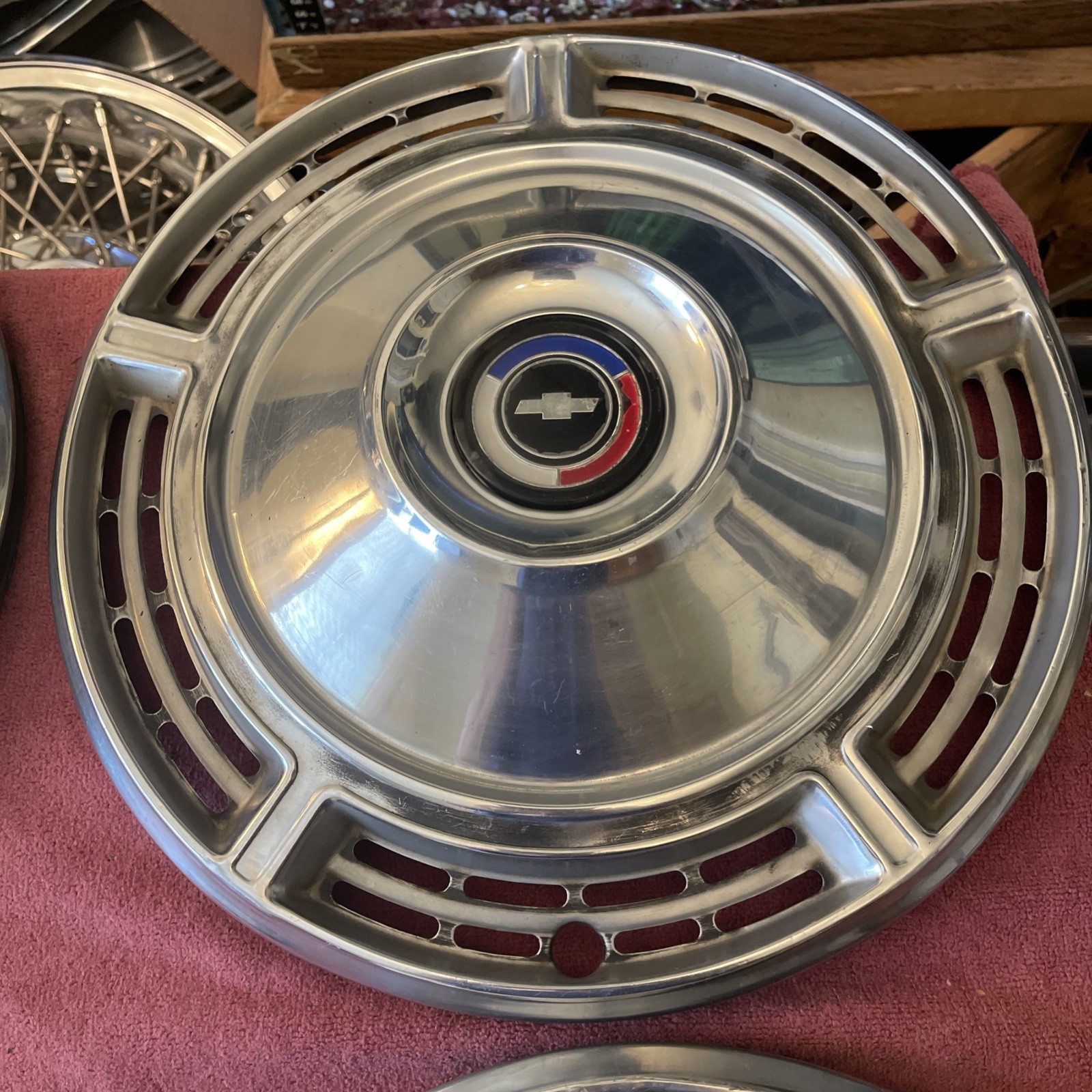 OEM 1968 68 Chevy Nova Chevelle Hub Cap 14" Wheel Cover Chevrolet GM Bowtie OE