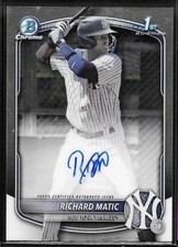 Richard Matic Bowman Chrome 2025 Auto