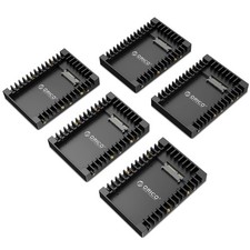  5Packs ORICO 2.5 SSD SATA to 3.5 Hard Drive Adapter Internal Black