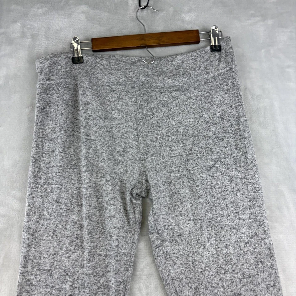 Cuddl Duds Leggings Cruzados Tejido Suave Mujer Grandes Gris Salón Pantalones Térmicos Foto 2 de 4