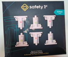 Safety 1st Secure-to-Explore Adhesive Locks 12 Locks New In Box