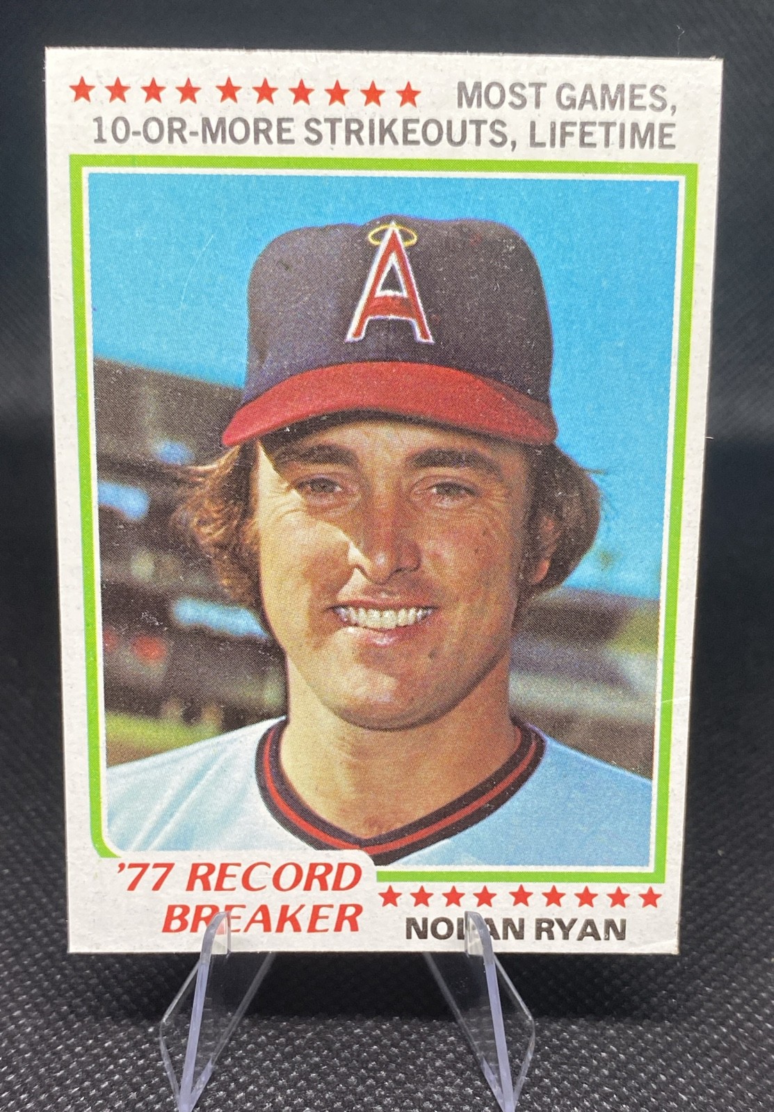 1978 Topps - Record Breaker Nolan Ryan #6 Angels