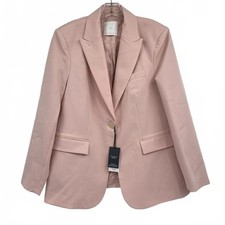 Mango Pink Classic Blazer  Women  s Size 14