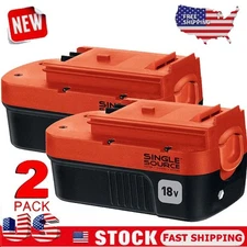 2-Pack 18V for Black and Decker HPB18 18 Volt 4.5Ah Battery HPB18-OPE 244760-00A