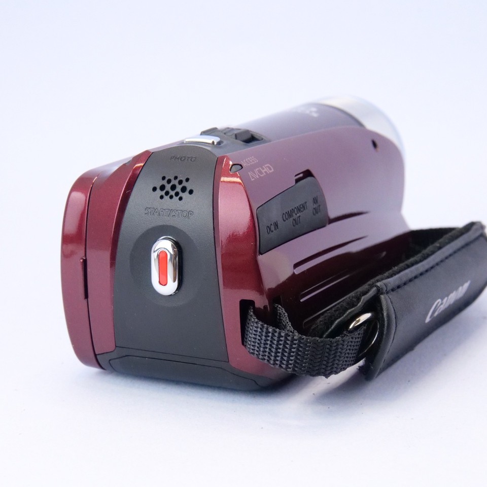 Canon VIXIA HF R20 HD Digital Camcorder Red AVCHD Great Condition In ...