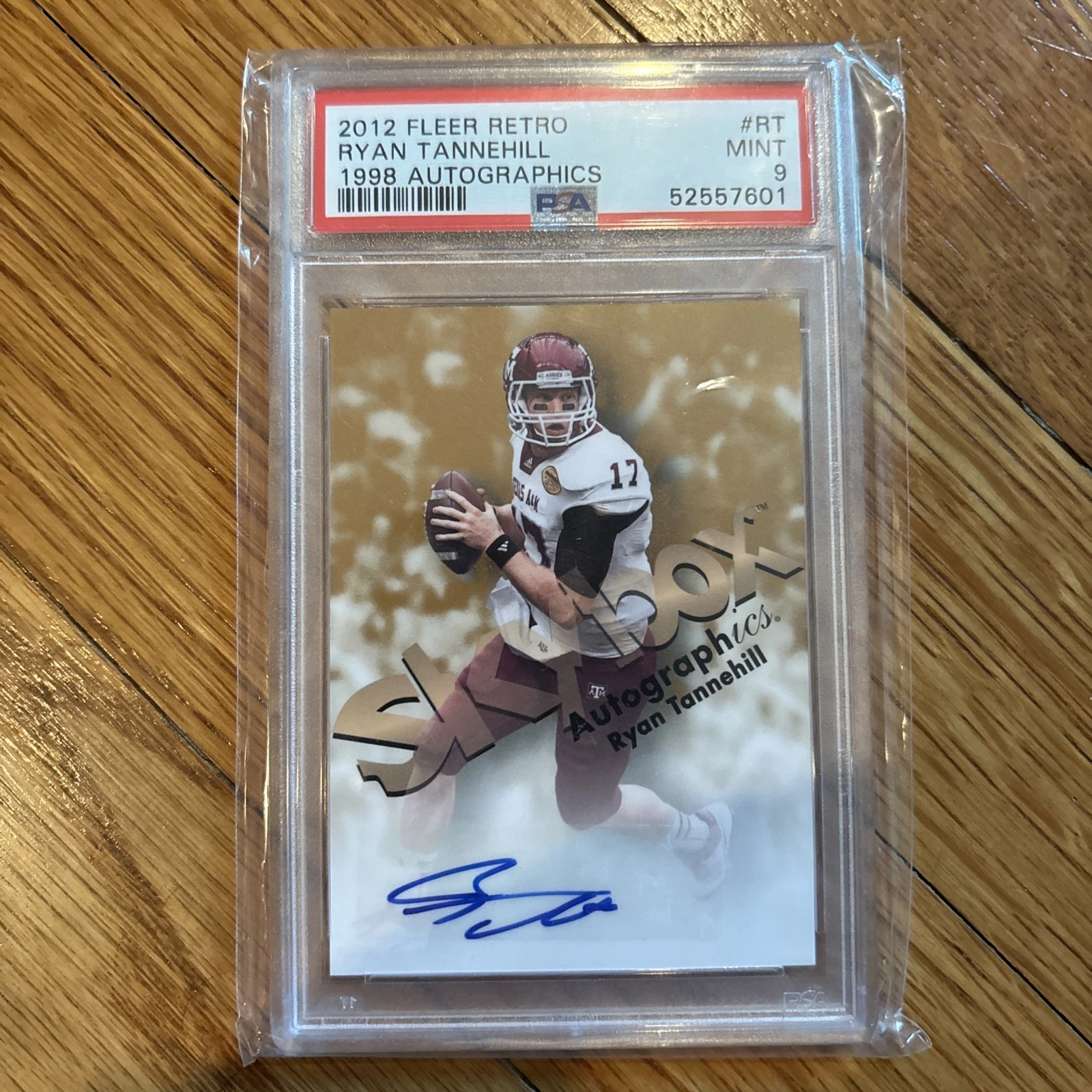 Ryan Tannehill Fleer Retro 1998 Autographics #RT Base