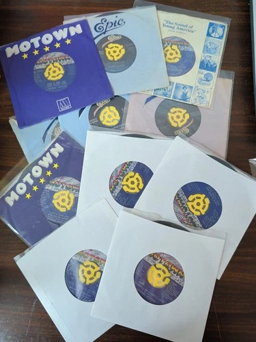 MICHAEL JACKSON Lot of 11   7"45rpm Singles: Rockin Robin Motown Epic