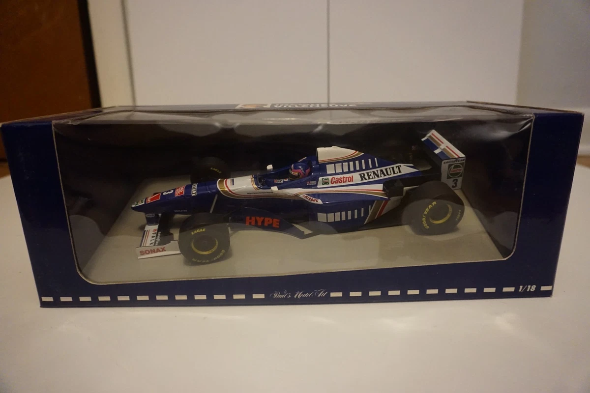 Jacques Villeneuve Williams 1:18 Scale Diecast Racing Cars for