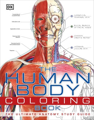 The Human Body Coloring Book: The Ultimate Anatomy Study Guide (DK Human Bod...