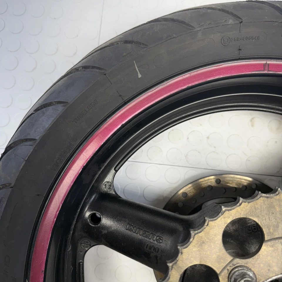 2007 03-09 SUZUKI SV650S 650 SV650 OEM REAR WHEEL RIM BRAKE ROTOR STRAIGHT - Image 4 of 4