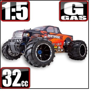 monster truck rc gasolina