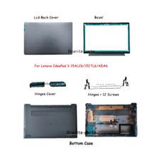 For Lenovo IdeaPad 3-15ALC6 15ITL6 ADA6 Back Cover/Bezel/Hinge Cover 5CB1B60414