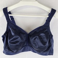 Miss Mary of Sweden 40D Smoothly Bra T-Shirt Moulded Wireless Bra 2020 Navy Blue