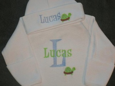 newborn sleeper and hat set