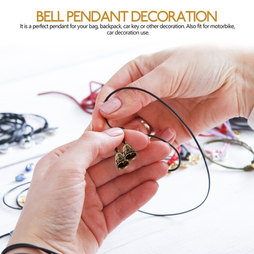 DIY Brass Jewelry Accessories Retro Style Chime Pendant Pure Copper Bell Bell - Zdjęcie 7 z 12