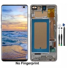 For Samsung S10 Plus G975 TFT LCD Display Touch Screen Digitizer Silver