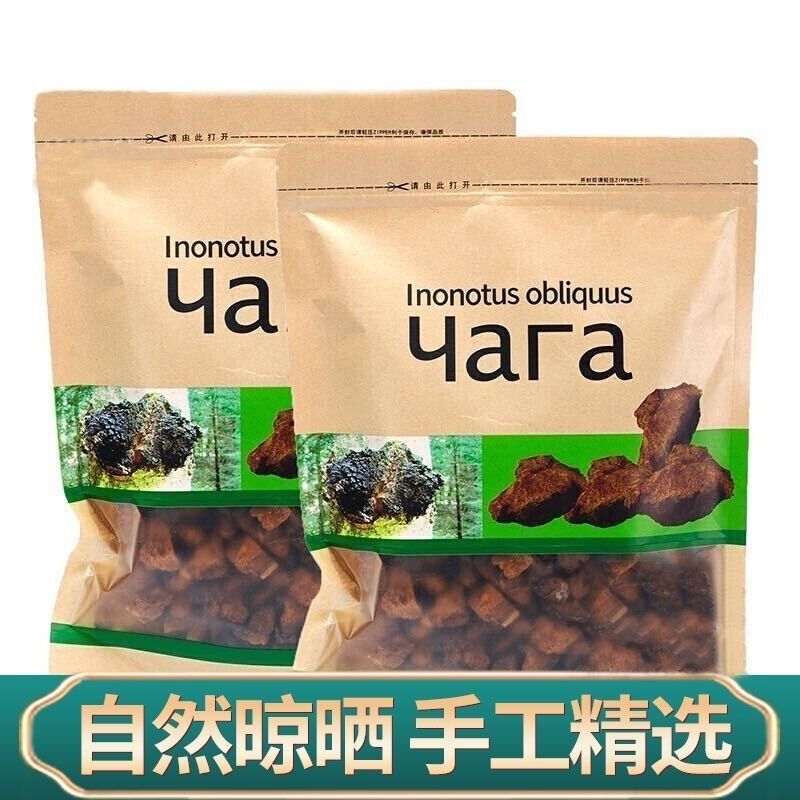 Extracto de hongo Wild Chaga - Control alto de azúcar en la sangre - Té de hongos de abedul