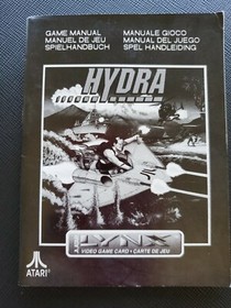 HYDRA  Atari Lynx NEW CARTRIDGE AND MANUAL ONLY NO BOX