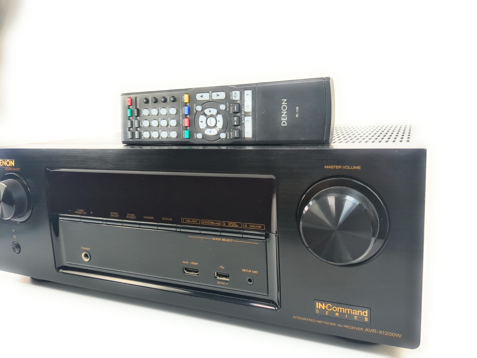Denon Avr-x1200w 7.2 Channel Full 4k Ultra HD AV Receiver With 