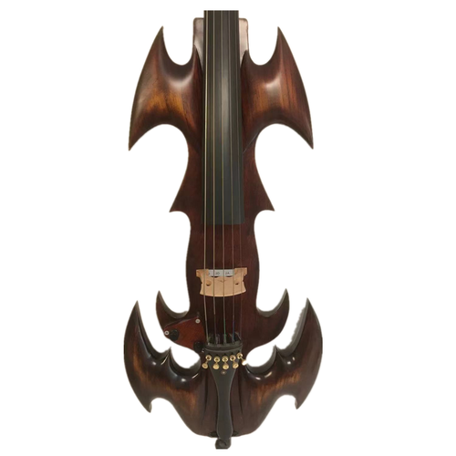 Brown color Crazy -4 Song Maestro 5 strings 4/4 Electric cello good sound #11468 - Picture 2 of 10