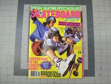 vtg Skateboard Magazine - Action Wheels Skateboard USA 26 1990