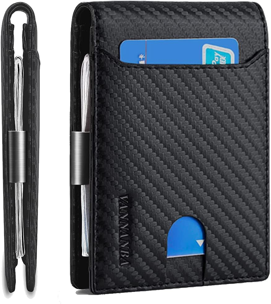 Men's RFID-Blocking Bifold Front Pocket Wallet for Credit Cards-image