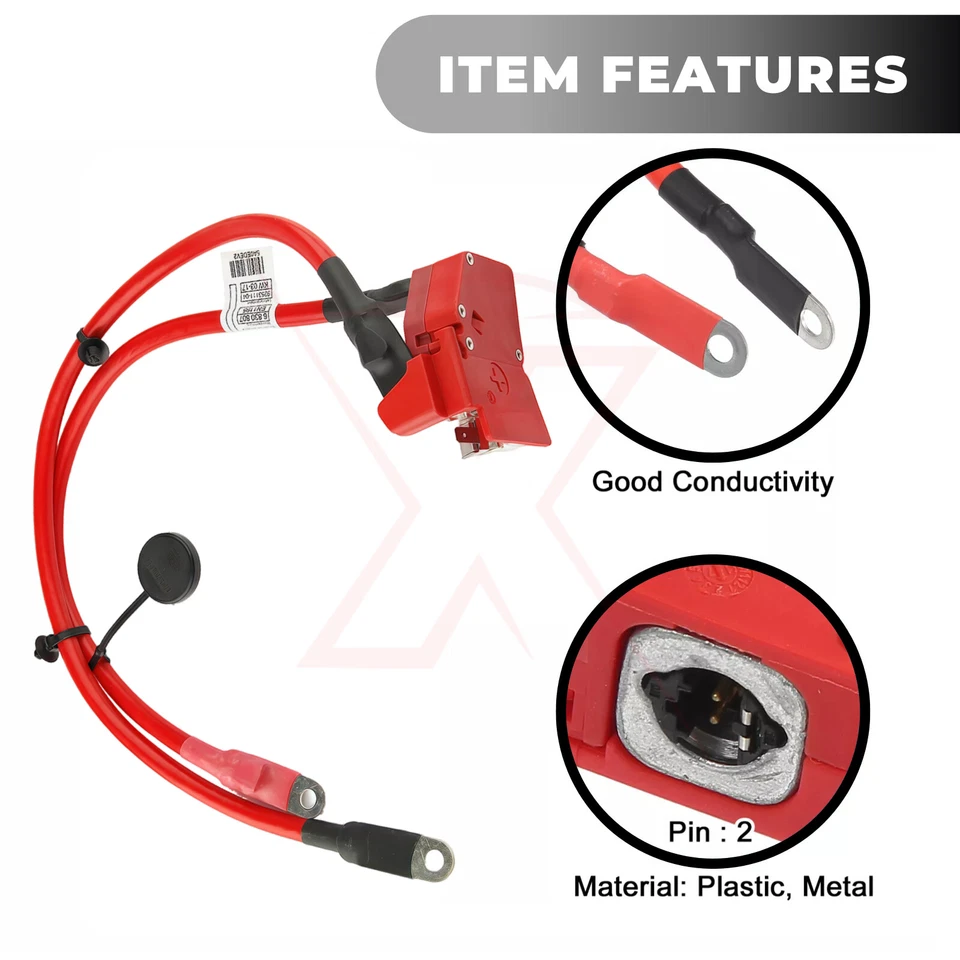 OEM For BMW F30/32/36 328I Positive Battery Blow Off Cable Lead Wire Plus Pole - Image 4 of 4