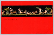 Italian Postcard Pompeii Casa Dei Vettii c1901-1907 NP VGC