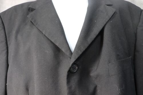 Lord West Men's Black 100% Wool Tuxedo Blazer Jacket Long Sleeve Size 44 Short - Picture 2 of 5