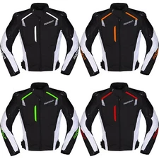 Modeka Mens Motorcycle Jacket Lineos - Sporty Cool Textile Jacket For All Year