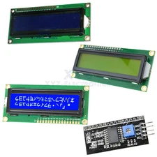 1602 LCD Blue/Yellow Blacklight Character HD44780 3.3V/5V LCD Display Module