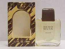 Hero Musk by Sportsfragrance For Men 1.7 oz Cologne Pour Splash