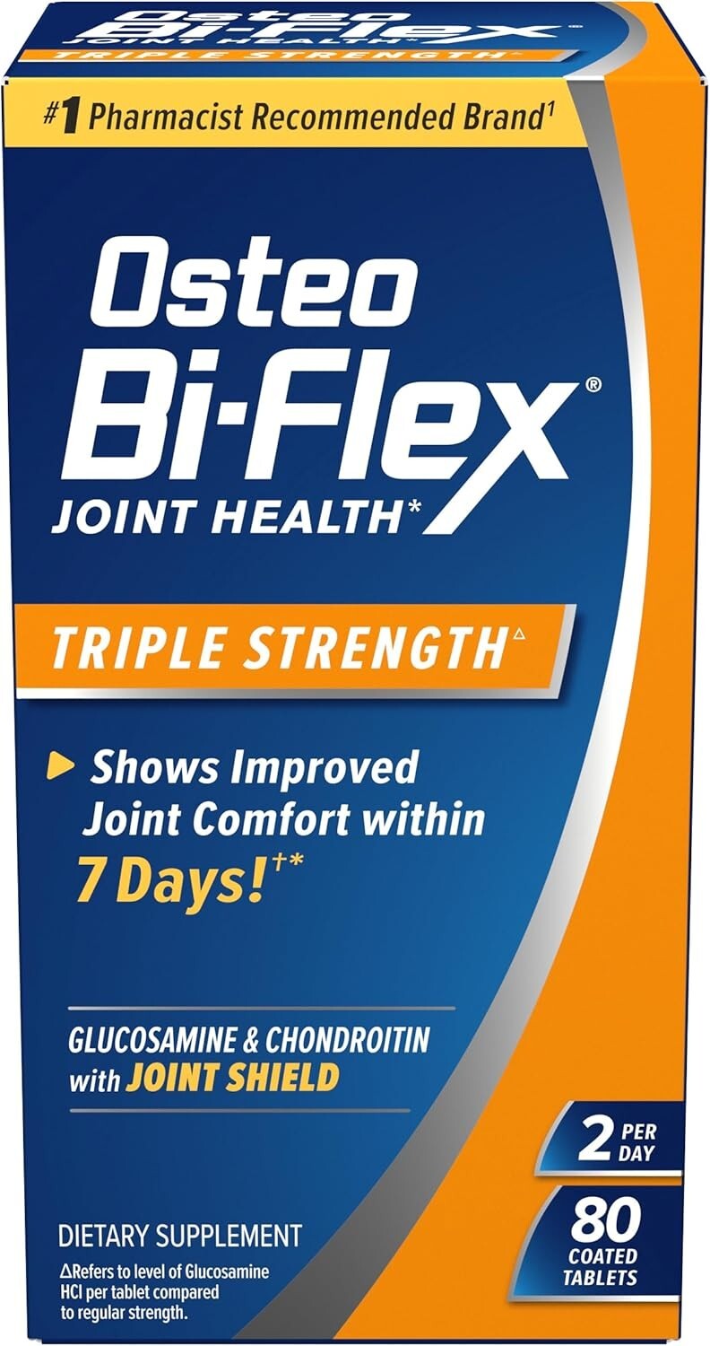 Osteo Bi-Flex Triple Strength Joint Health Supplement  Vitamin C 80 Tablets UK