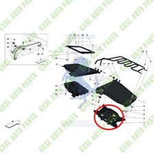 315071 Right Electric Fan For Ferrari 488 F8 296