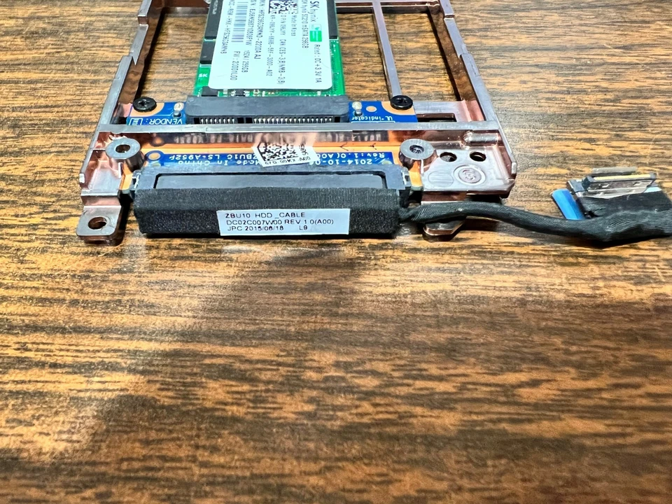 Dell 096JYY SC210 mSATA 256GB SSD Model HFS256G3AMND-2200A w/cable Caddy ZBU10 - Image 4 of 4