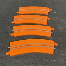 4 Pieces Curved Hot Wheels Track Zero Gravity Slot Car Replacement Parts