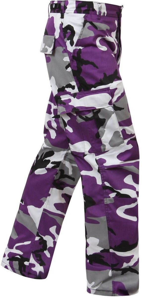 Mens Pants - Military BDU, Ultra Violet Camo PURPLE CAMO by Mens Pants - Military BDU, Ultra Violet Camo PURPLE CAMO by