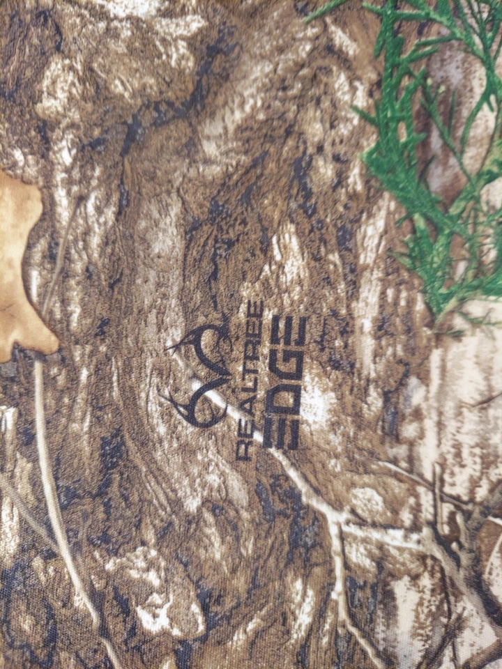 Realtree Edge By Staghorn Creek 2X Short Sleeve Polyester Camo Shirt NEW - Image 3 of 4