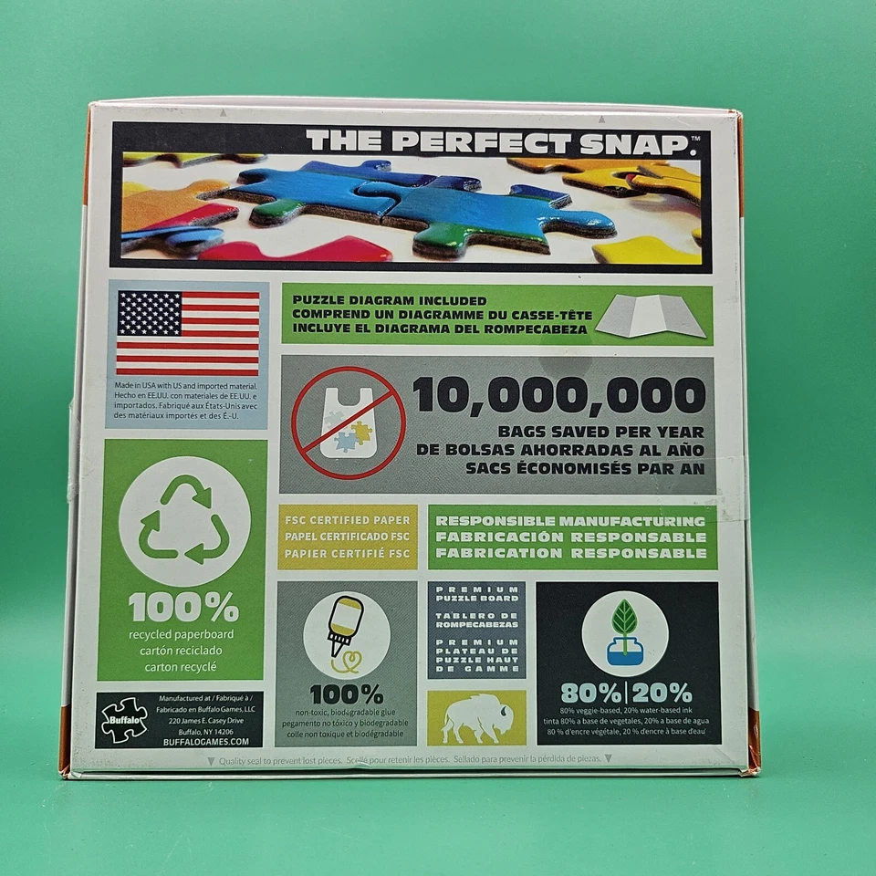 Buffalo 300 Large Pieces Charles Wysocki Red Lighthouse Puzzle COMPLETE VG+ - Image 2 of 4