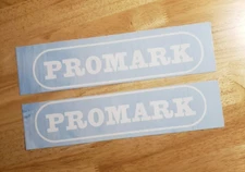 promark  wood chipper replacement Decals 24” Stickers 2 WHITE Equipment Loader
