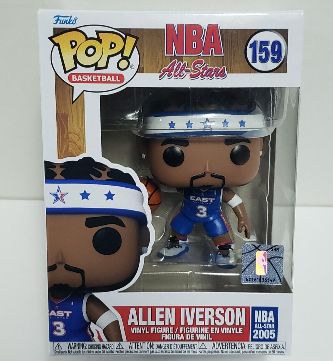 ALLEN IVERSON NBA All Stars Funko POP! #159 Collectible Vinyl Figure IN  STOCK