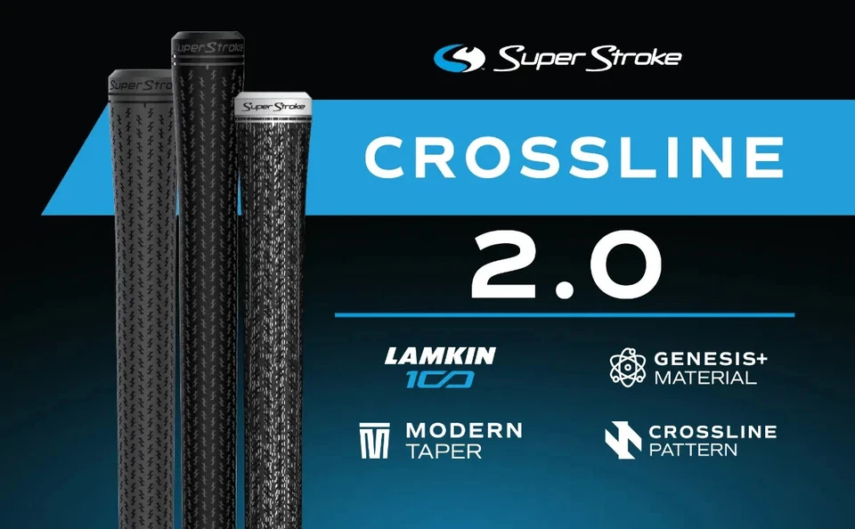 Super Stroke Lamkin Crossline 2.0 JUMBO Golf Grips x 13 + Tape & instructions B - Image 2 of 4