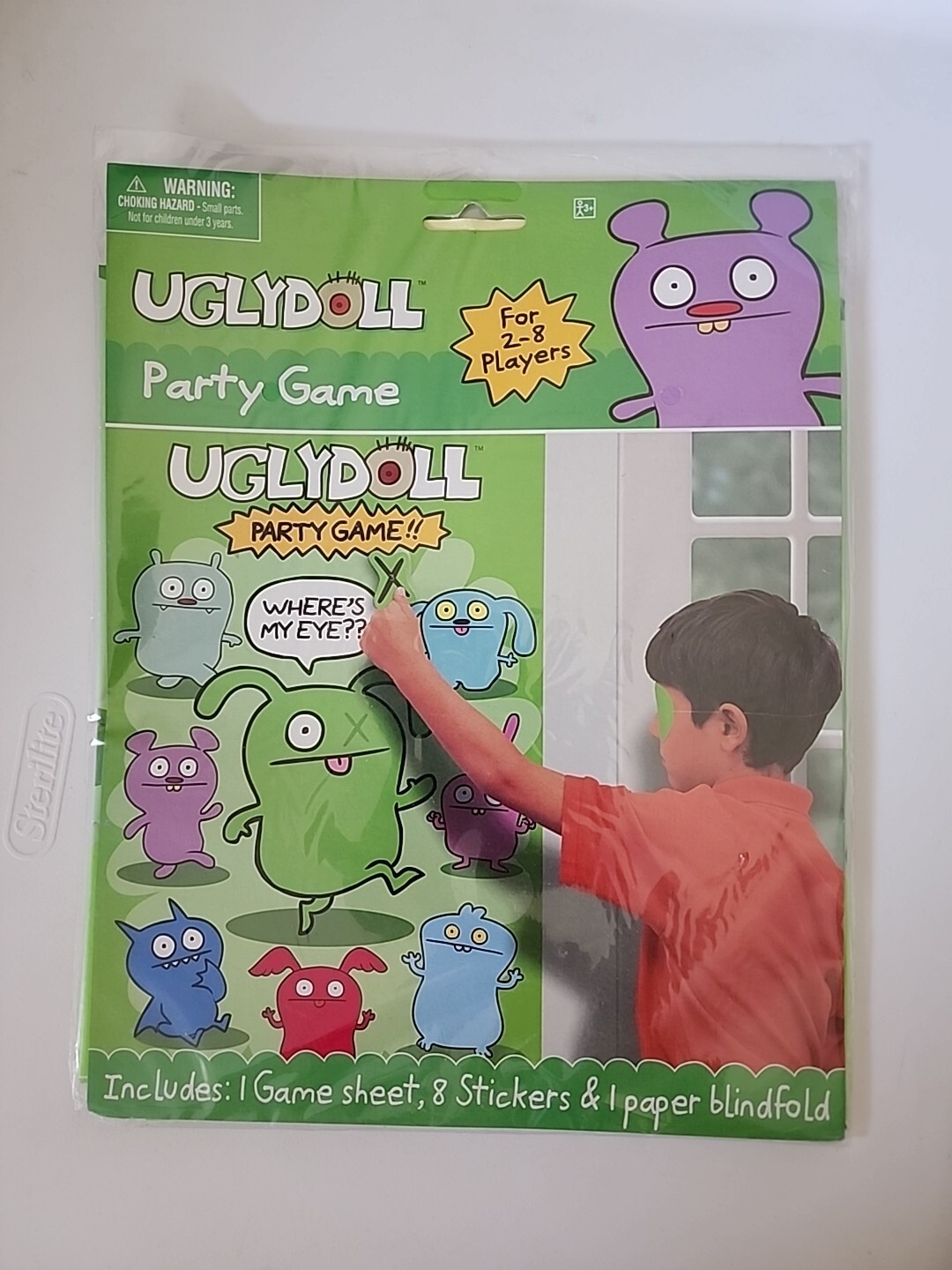 Cartoon Kids Birthday Party Supplies Pin The Eyes Game